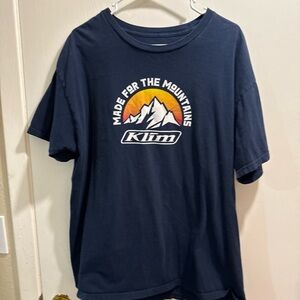 Klim Navy Blue Short Sleeve Tee
